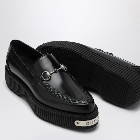 Gucci Black Gucci Horsebit Creeper Loafers Men - Picture 5 of 5